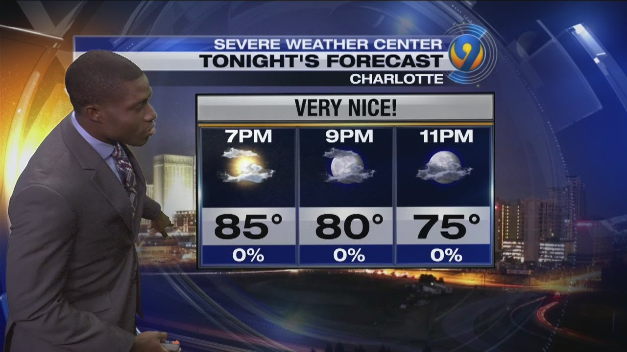 Saturday evening forecast update from Meteorologist Tony Sadiku