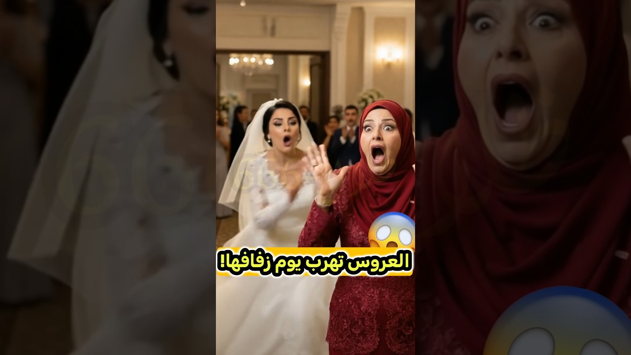 ليلة العمر تحولت إلى صدمة&hellip; العروس تهرب أمام الجميع 😱!