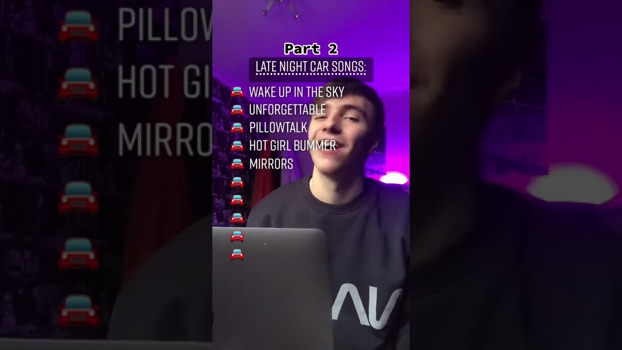 Best songs for late night drives! ✨🚘