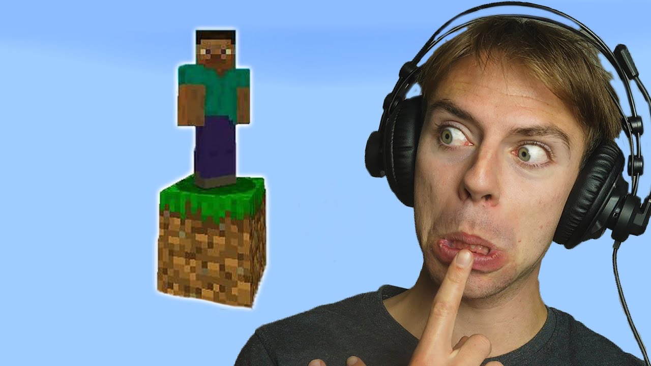 Minecraft, men jeg har kun en blok!