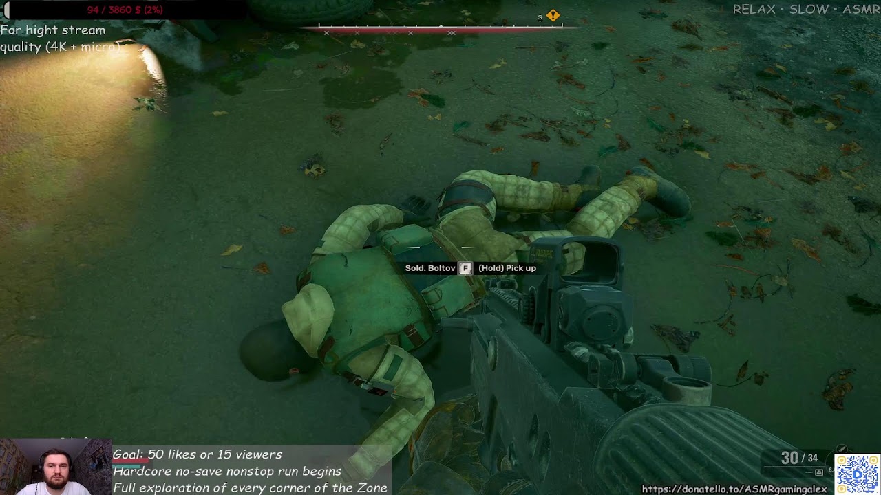 Stalker 2 SLOW HDR exploration 🌌 relax zone ASMR  gameplay