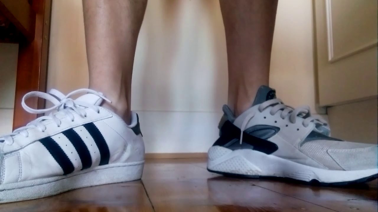 sockless huaraches stomp superstars
