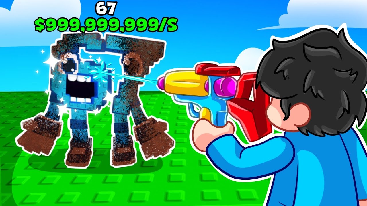 Limpiando BRAINROTS SUCIOS para Hacerme MILLONARIO en Roblox!