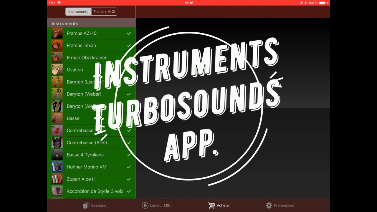 Mario BRUNETTI - INSTRUMENTS 
