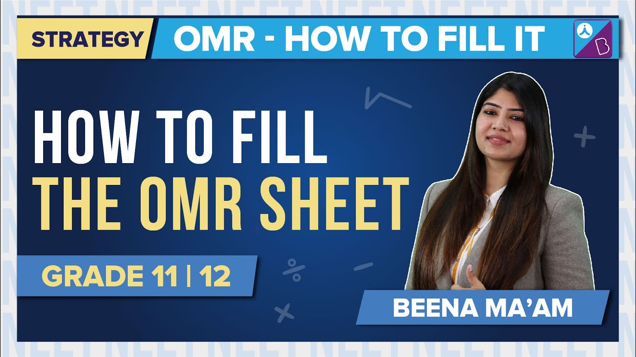 NEET 2022 Exam - How To Fill NEET OMR Sheet | Aakash BYJU'S NEET