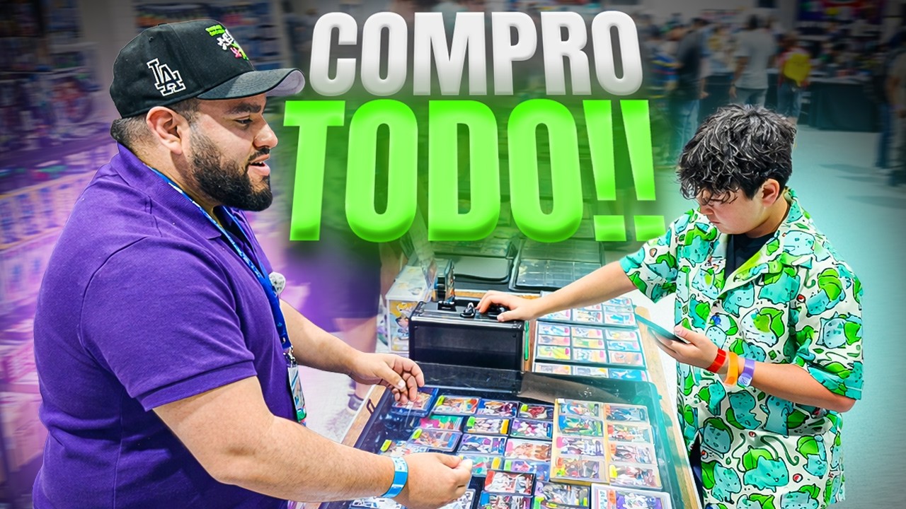 Intenté cerrar trato con TODOS en el evento | Card Show Pokémon