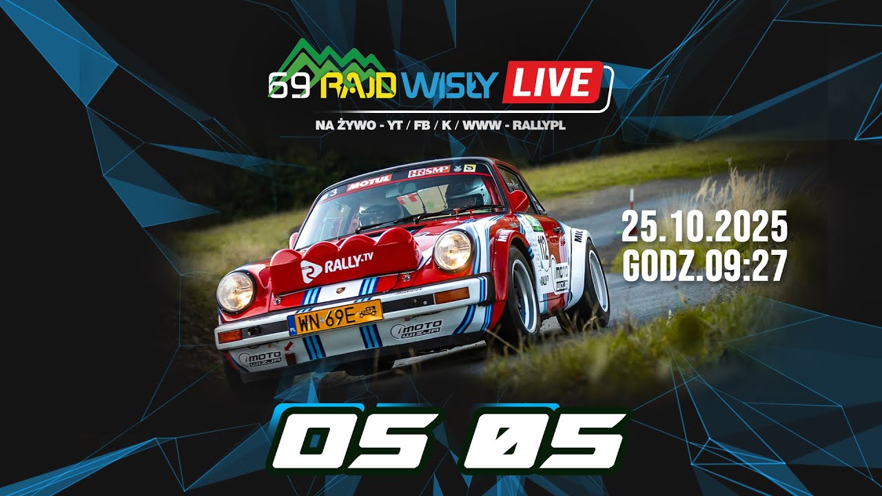 🎥 LIVE:  Rajd Wisły 2025 - OS5 Partecznik 1