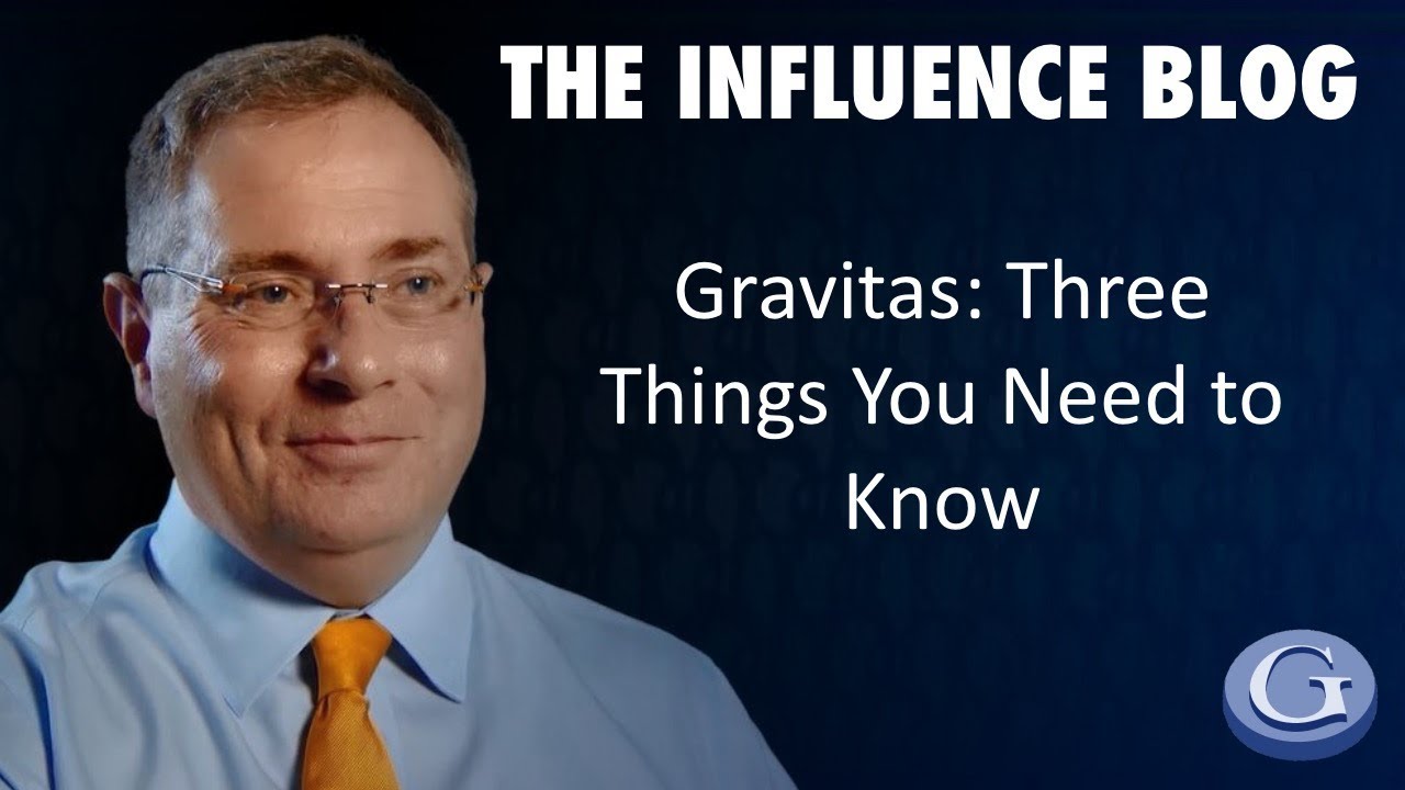 Gravitas: Three Things You Need to Know
