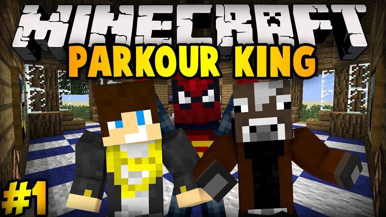 Minecraft: MULTI LUBI W DU... wait? what? - Parkour King #1