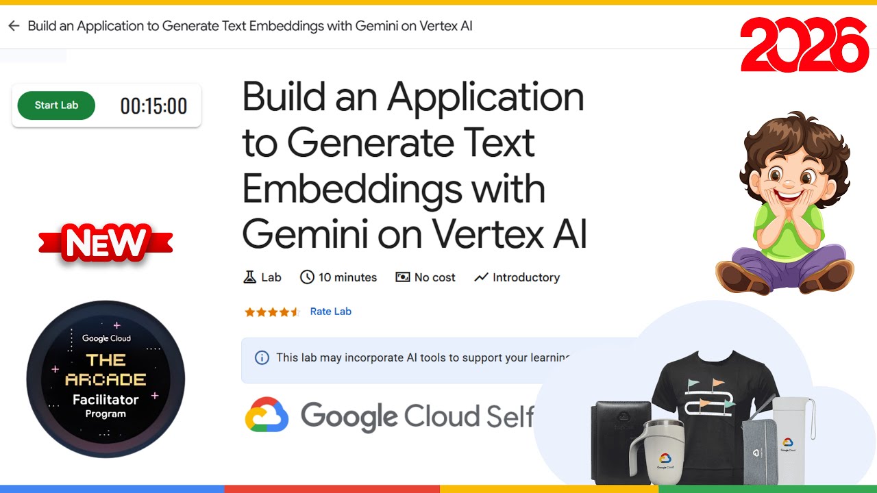 Build an Application to Generate Text Embeddings with Gemini on Vertex AI