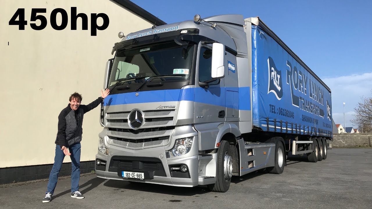 2018 Mercedes-Benz Actros 1845 Full Tour & Test Drive (Night Run)