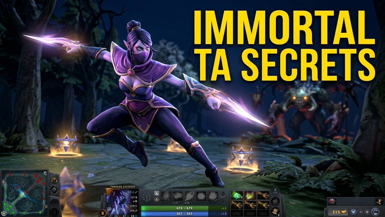 Templar Assassin Played by Rank 668 Immortal | High Level Dota 2