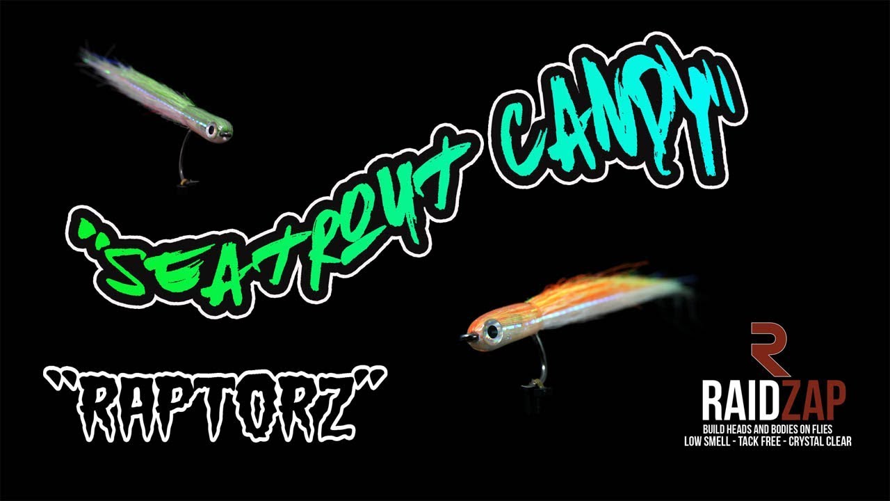 RAPTORZ - flytying a simple surf candy sand eel - seatrout fly
