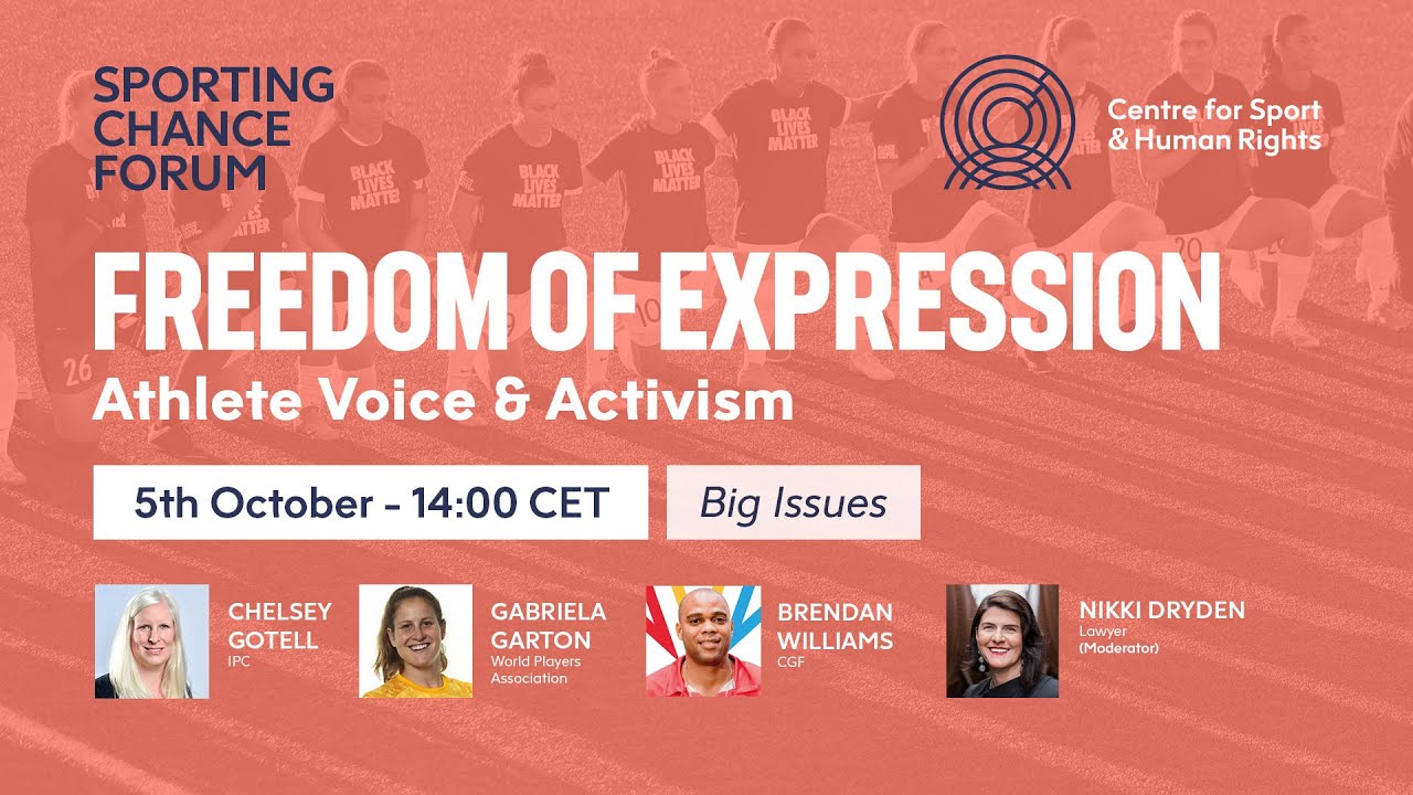 #SCF21 Freedom of expression &ndash; Athlete voice & Activism