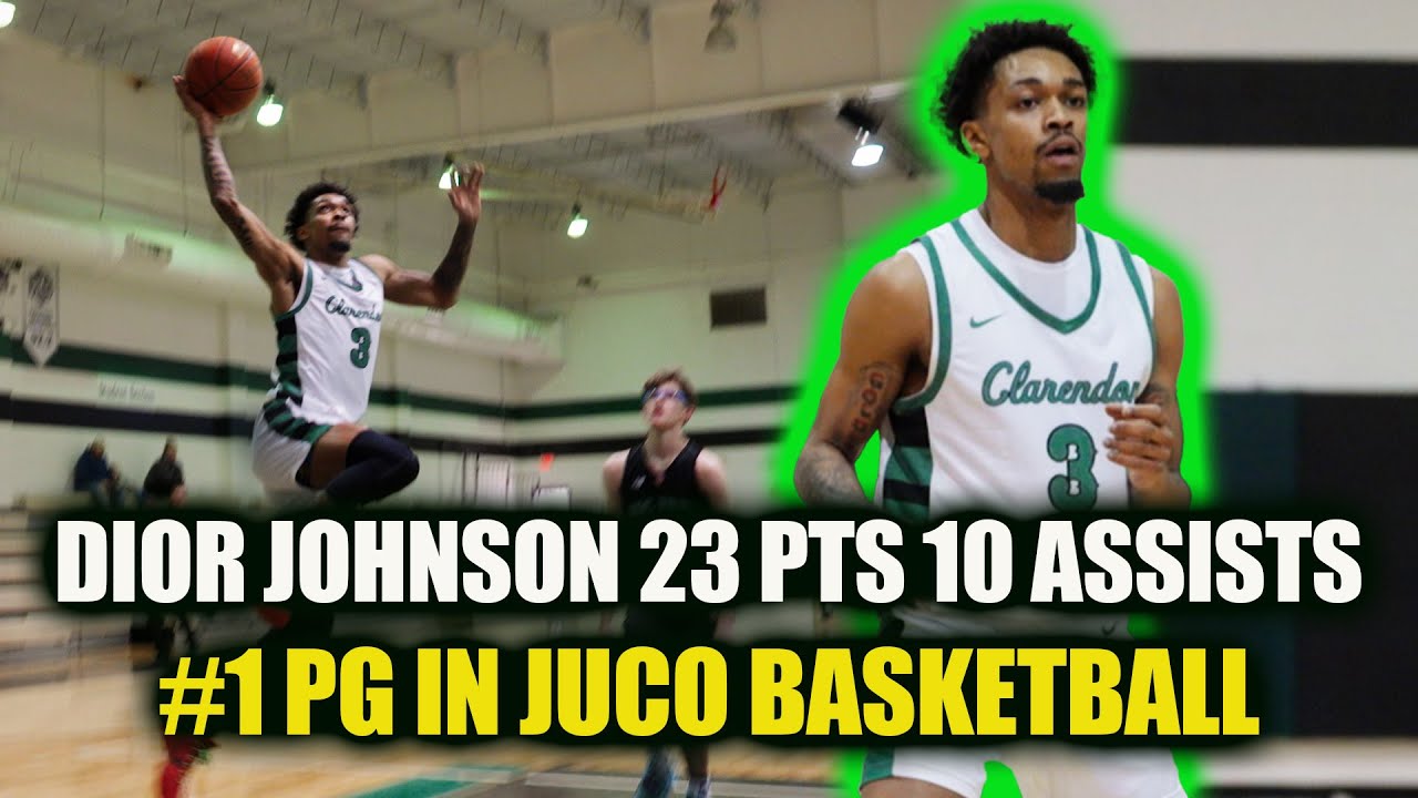 Dior Johnson is Back!!! Clarendon Juco vs ABC Prep Number 1 Point Guard in Juco