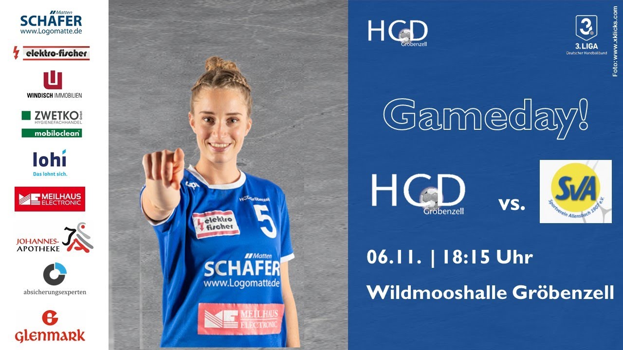 Handball 3. Liga HCD Gröbenzell - SV Allensbach
