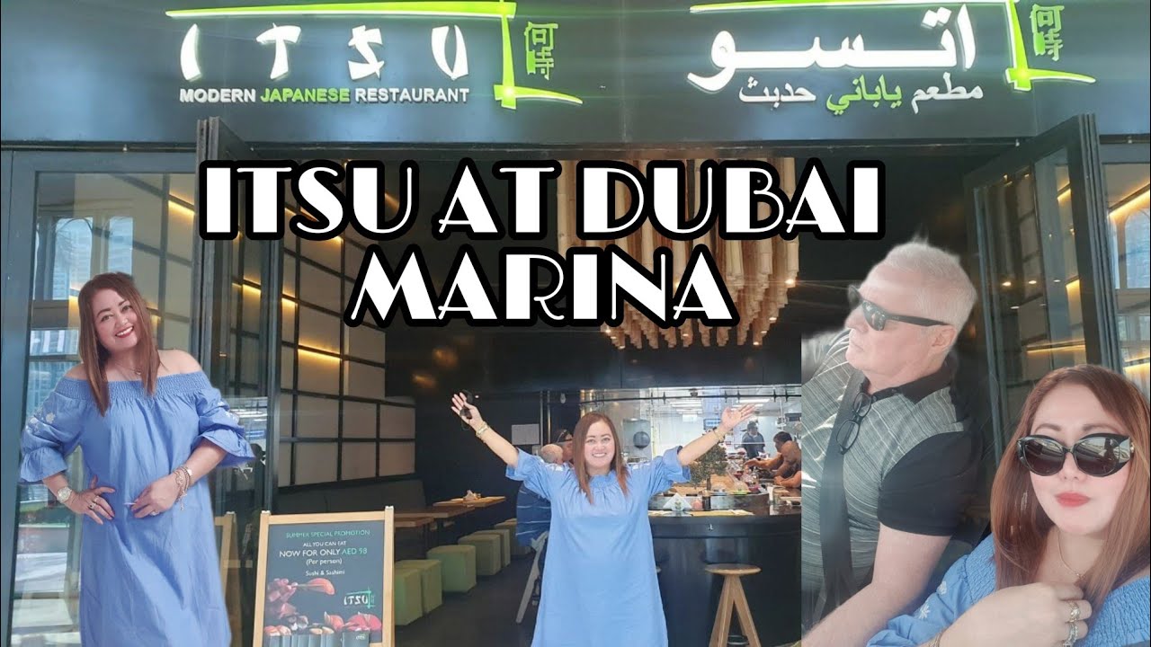 Itsu Modern Japanese Restaurant at Dubai Marina | Ems Rowlands Vlog No. 113