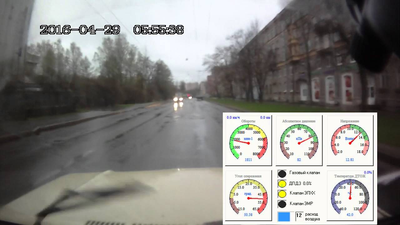 ЗАЗ-968 с ЭБУ SECU-3 в движении