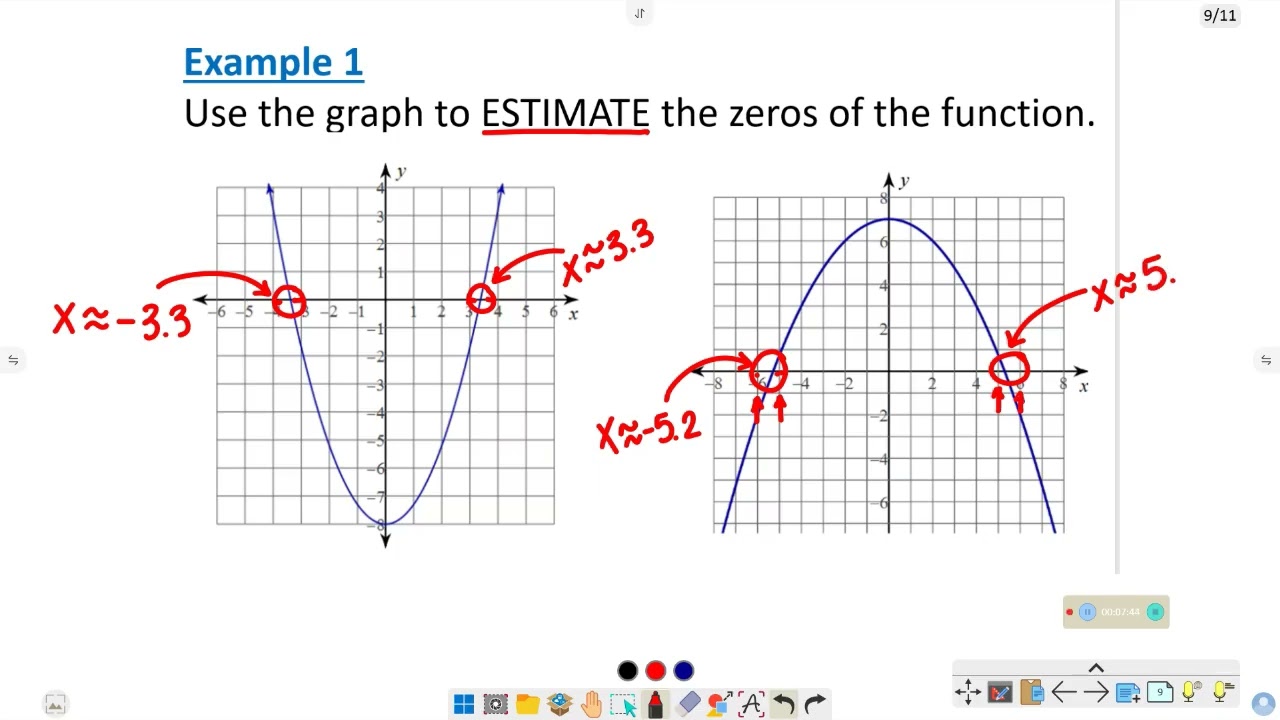 Algebra 1AB: 8.2 - Zeros of Polynomials