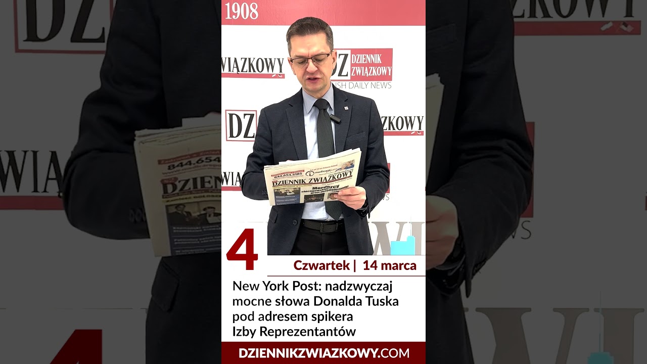 5 najpopularniejszych artykuł&oacute;w na DZIENNIKZWIAZKOWY.com | 14 marca 2024 #news #dziennikzwiazkowy