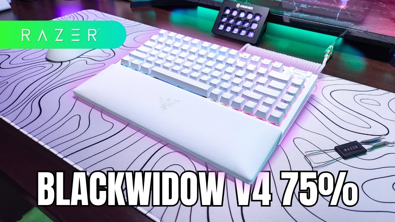 RAZER BlackWidow V4 75% Unboxing🐍