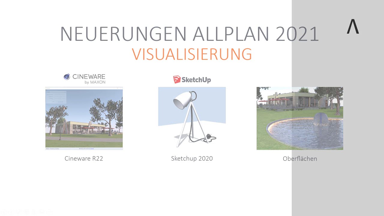 Visualisierung in Allplan 2021 [alte Version]