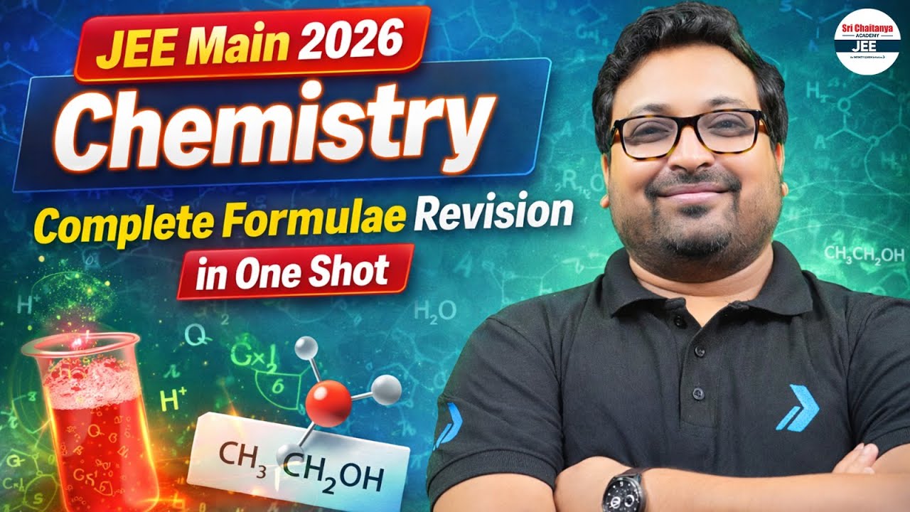 JEE 2026: Complete Formulae Revision for JEE Main CHEMISTRY in ONE SHOT | Boost Your Score | #jee