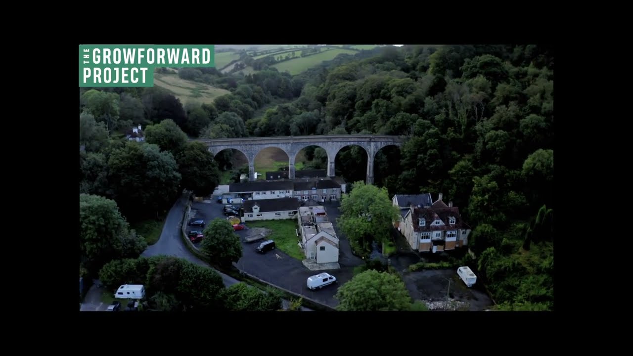 A Birds Eye view of the old CHELFHAM MILL SCHOOL SITE and the surrounding area.