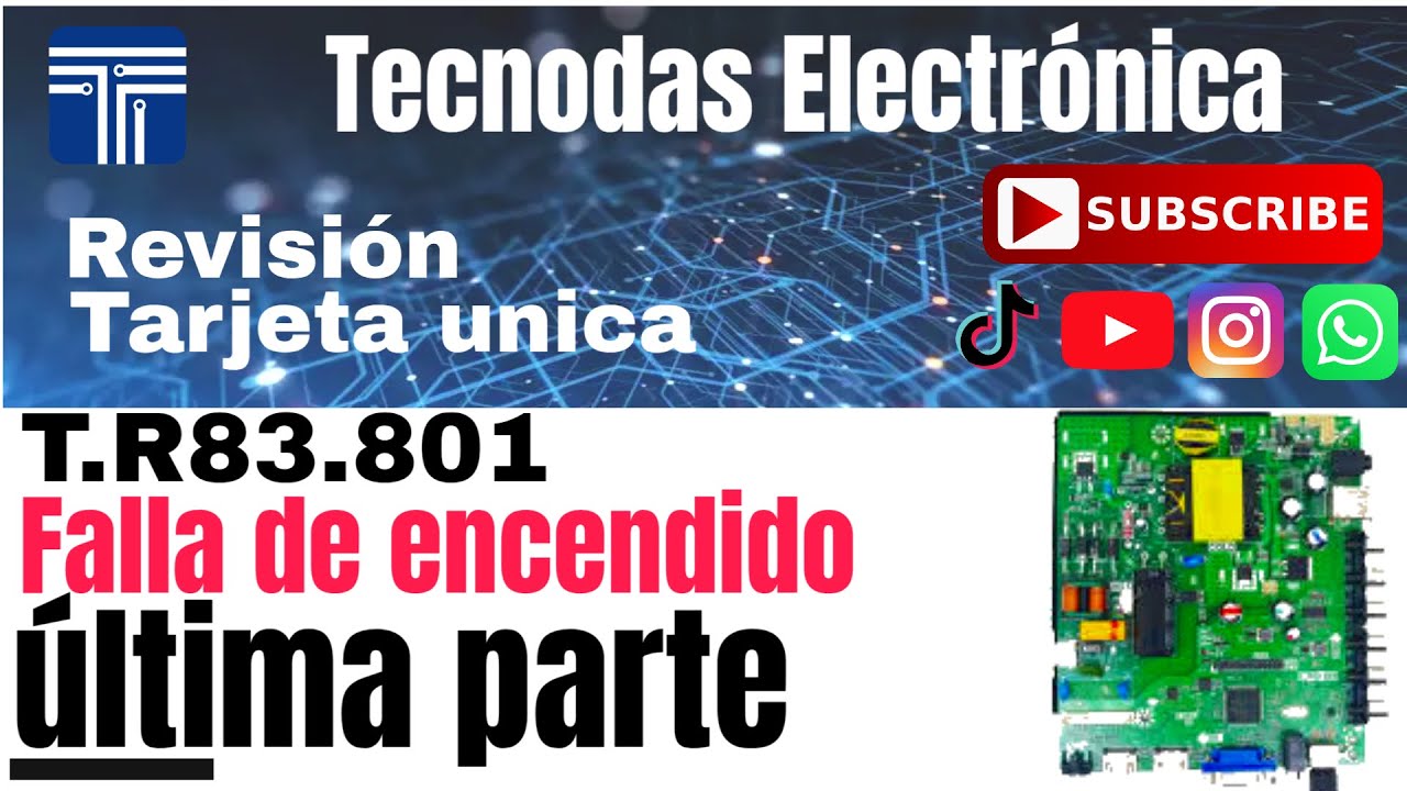 Tercera y última parte de la revisión de pcb  T.R83.801,  nunca sospeché lo que causaba la falla