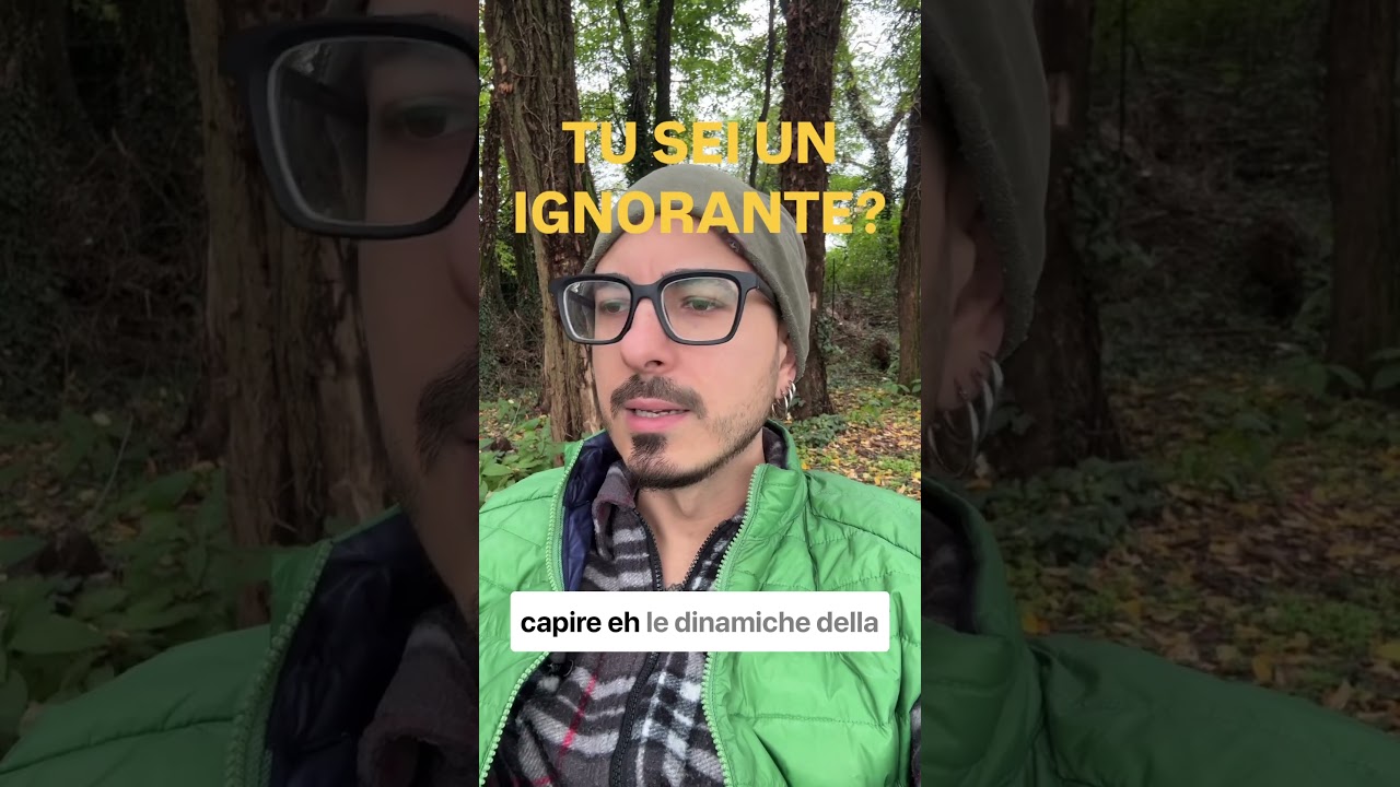 TU SEI UN IGNORANTE? #bio #orto #farmer #agricoltura #agricoltore #vita #passione #farming #coltivo