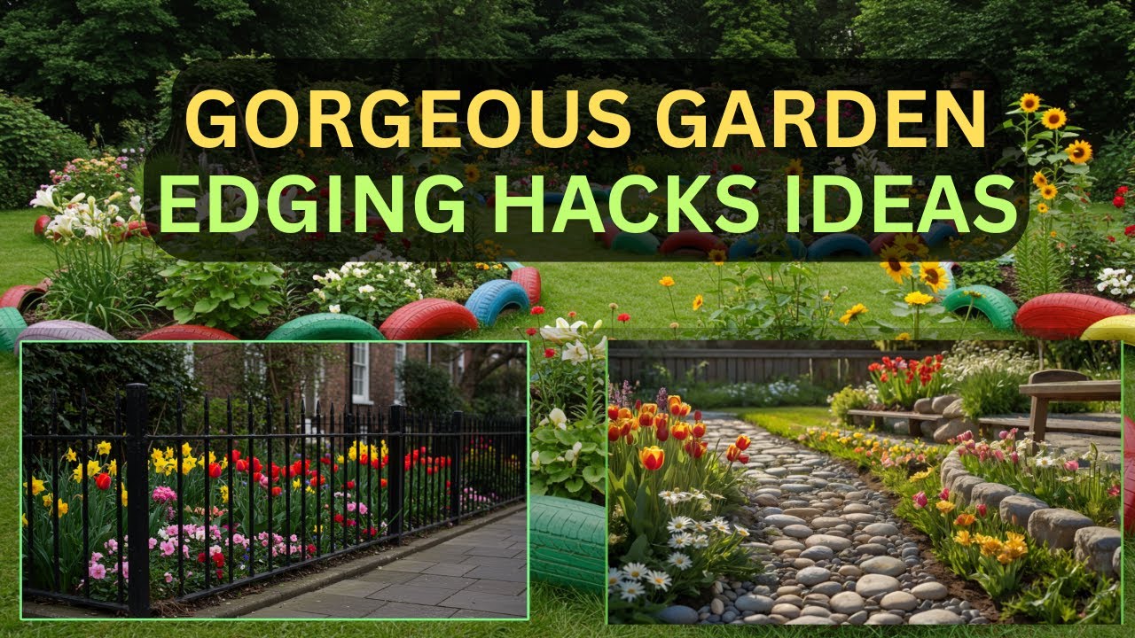 DIY Garden Border Ideas That Will Transform Your Backyard! 🌿 Easy & Affordable Edging Solutions!