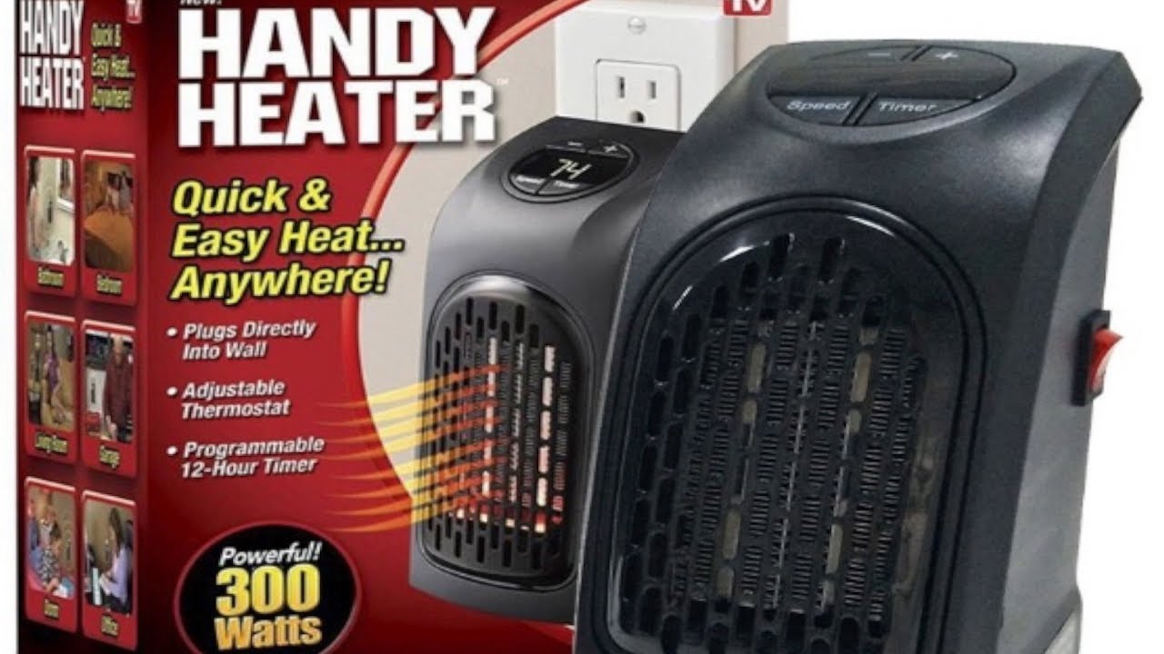Мини Обогреватель Handy Heater 300 watts.Тест Портативного и Экономичного Тепловентилятора!
