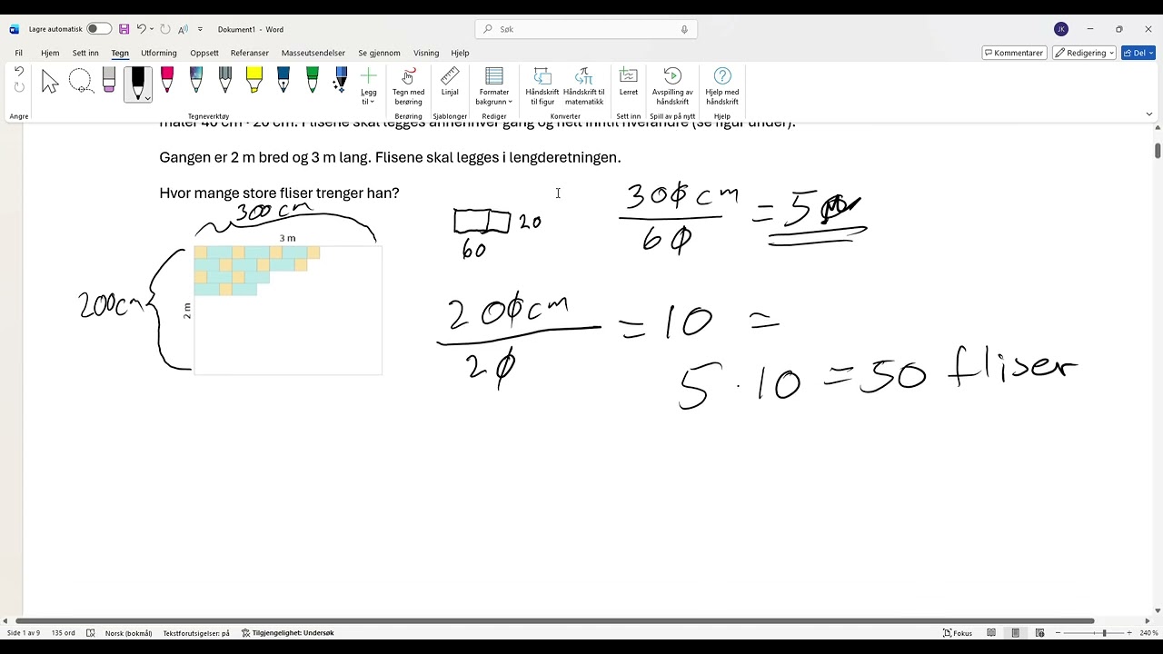 1P Kap 6 9, 6bd, 9a matematikk. Campus Inkrement