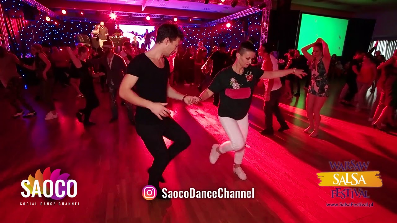 Tomasz Starzyk and Gosia Kulpa Salsa Dancing at El Sol Warsaw Salsa Festival, Monday 12.11.2018