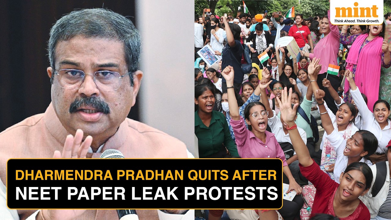 Education Minister Dharmendra Pradhan Quits Amid NEET Paper Leak Row | 'Students' Future Come First'
