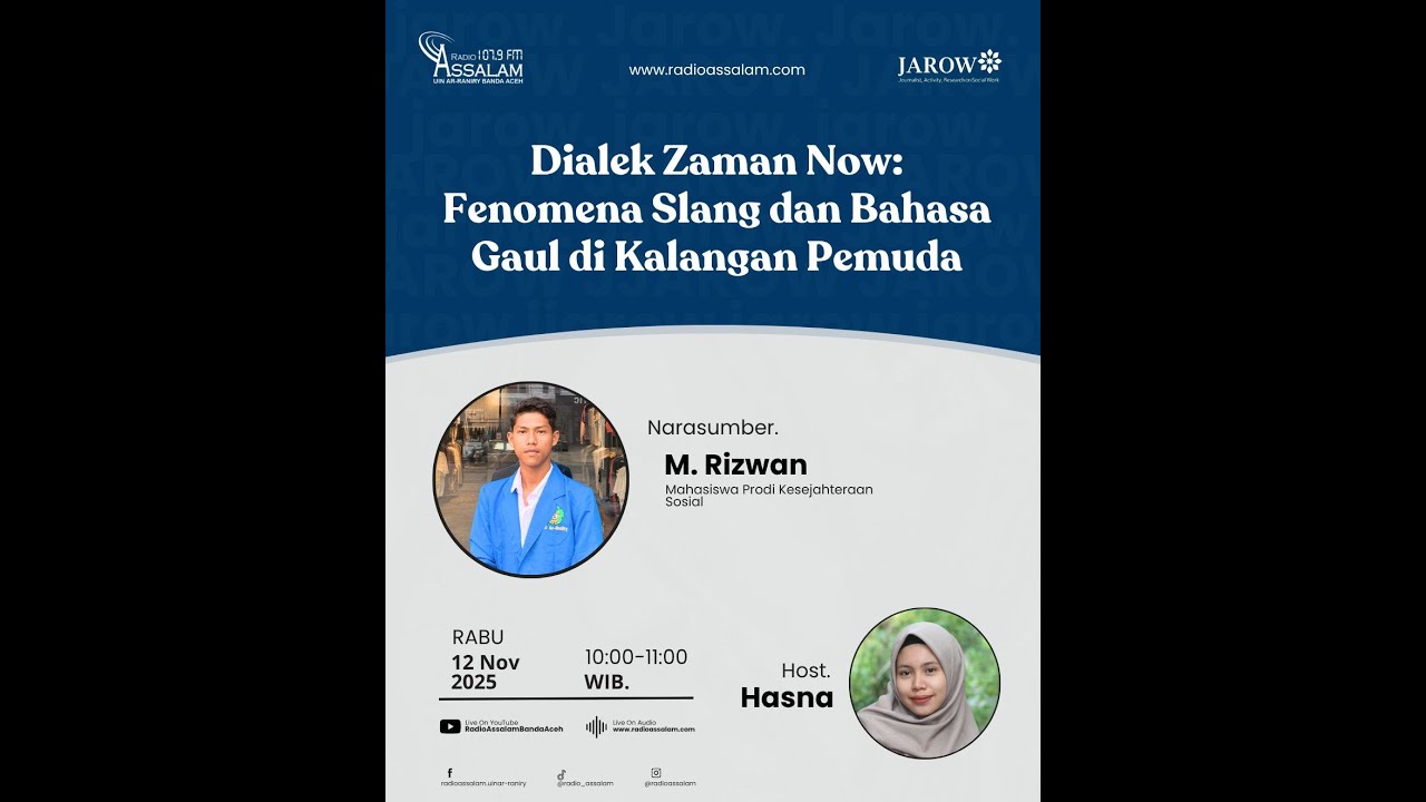 Dialeg Zaman Now: Fenomena Slang dan Bahasa Gaul Di Kalangan Pemuda