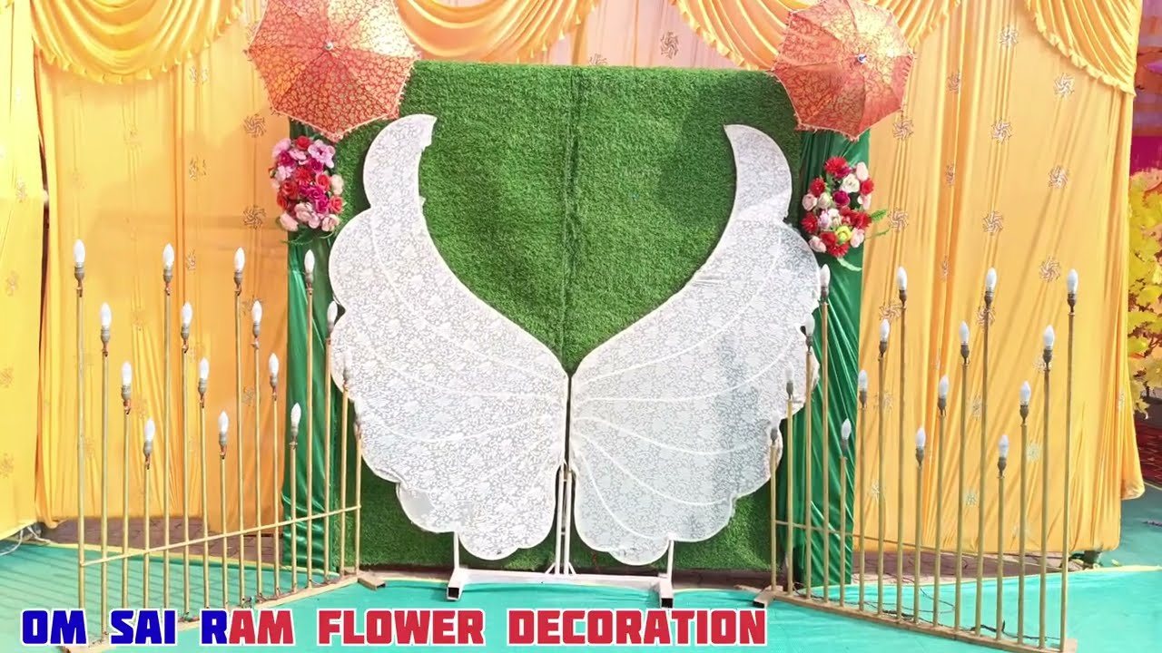 Marriage Flowe Decoration New Design #omsairamflowerdecoration 7978621139