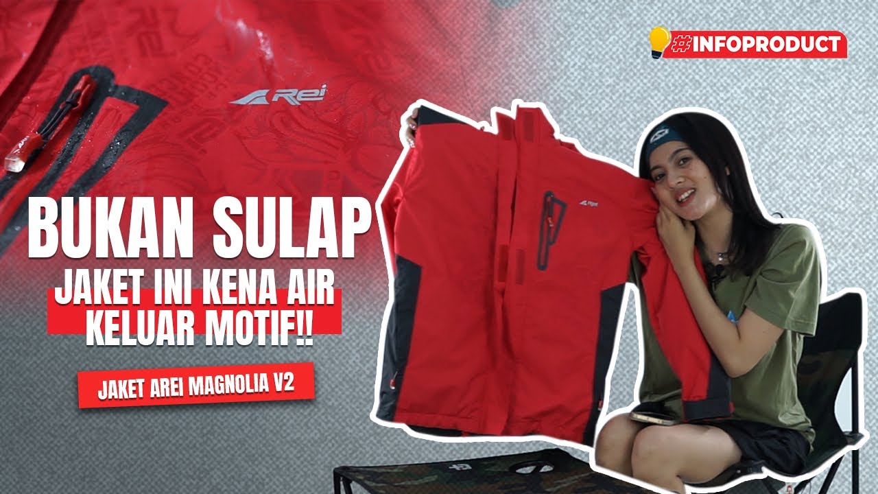 #InfoProduct: Bukan Sulap, Jaket Ini Kena Air Keluar Motif ‼️