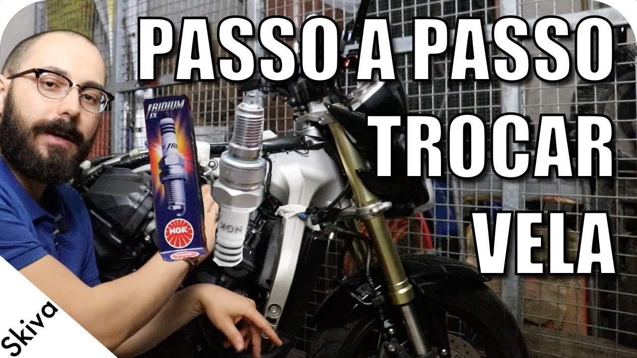 TROCAR VELAS(IRIDIUM) DA MOTO | HORNET | SKIVA MANUTENÇÃO