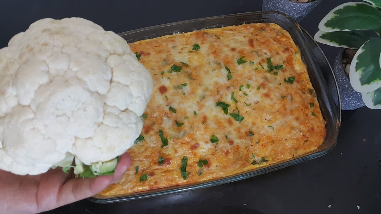 طاجين بروكلو من غير لحم | Gratin chou-fleur