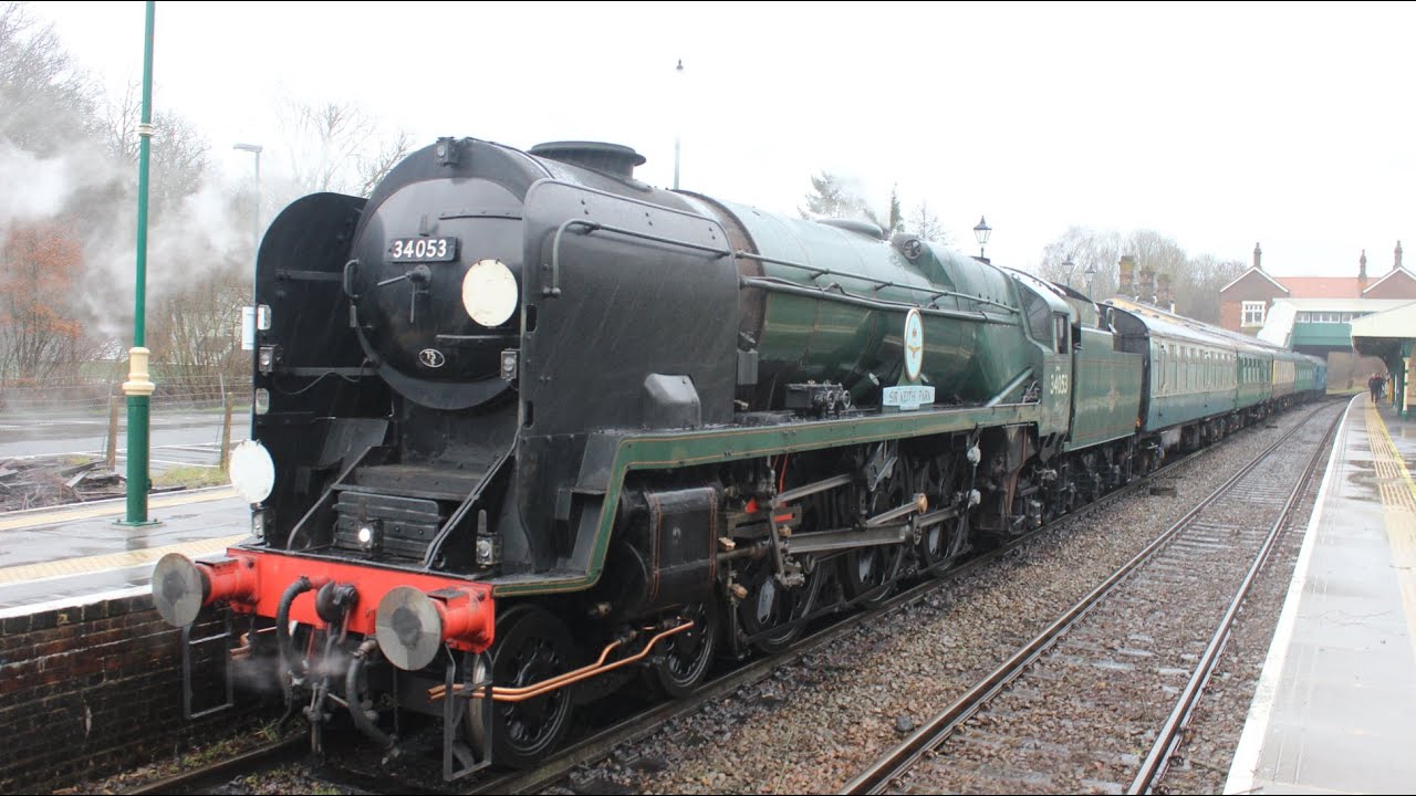 34053 'Sir Keith Park' & Class 31430 'Sister Dora’ Top N Tail Spa Valley Railway 19th February 2022