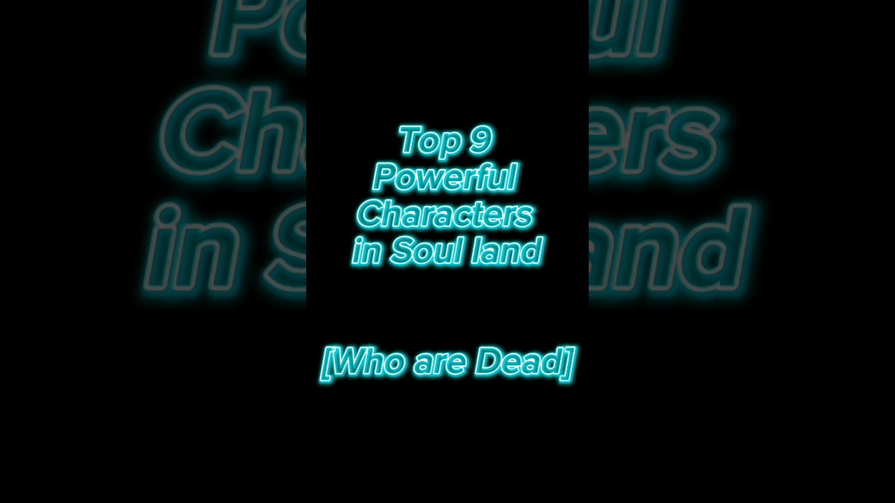 Top 9 Powerful Characters who are Dead 