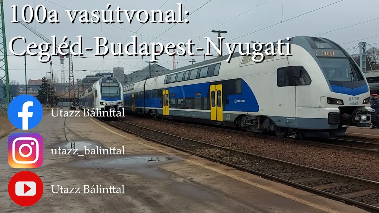 100a vasútvonal Z50 Cegléd-Budapest-Nyugati