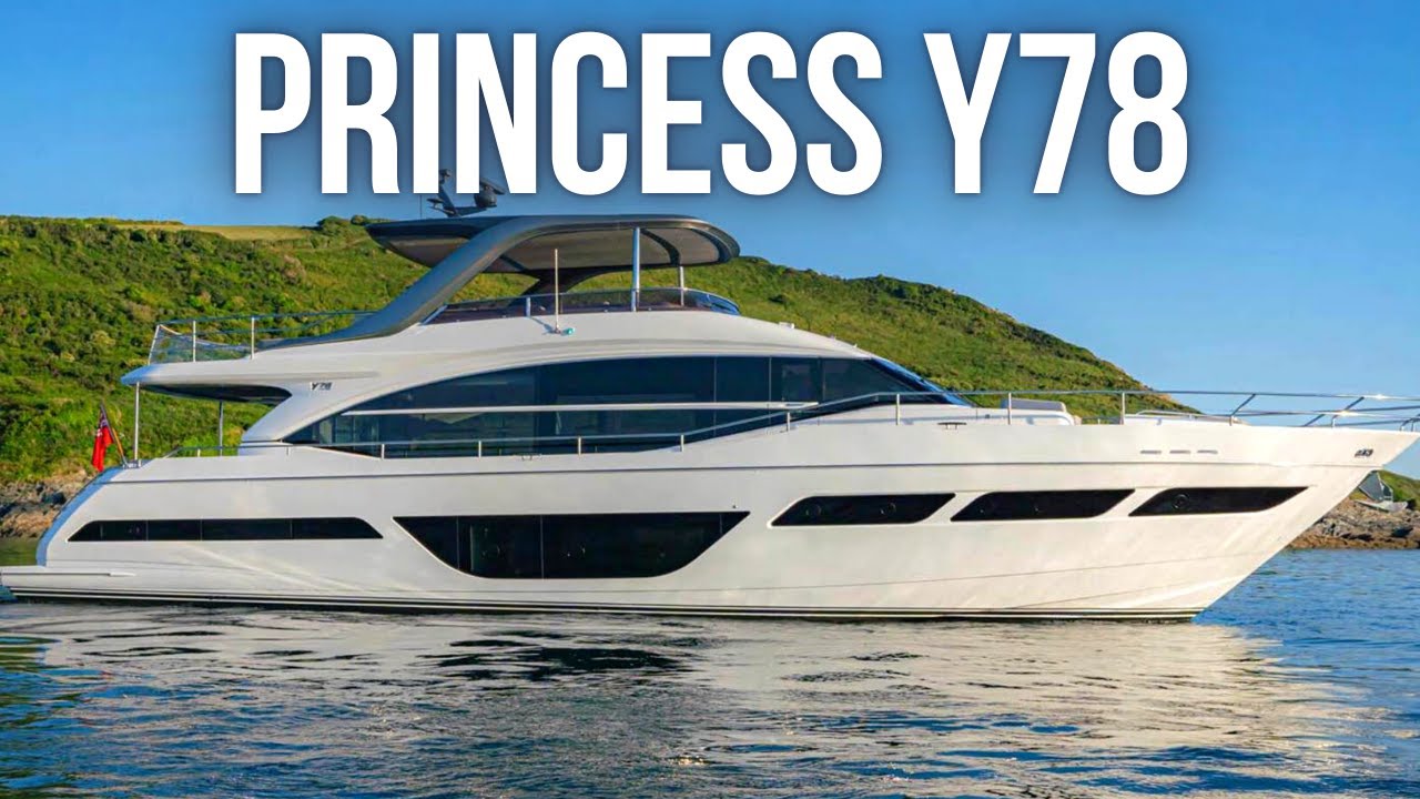 Princess Y78 Yacht Tour
