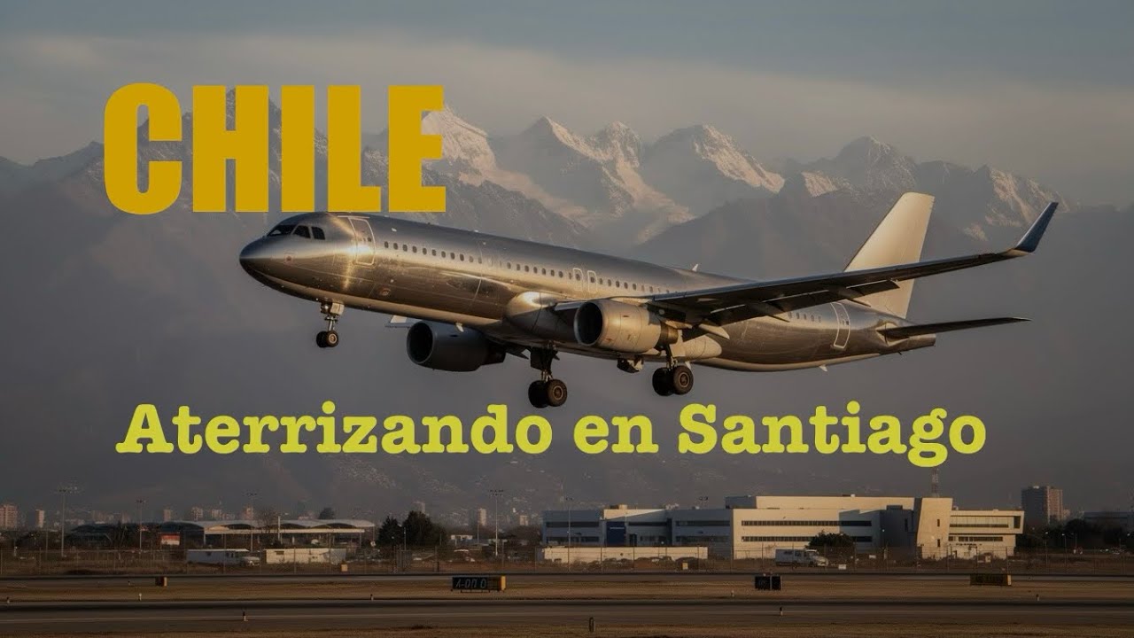Llegando a Chile | Aterrizando en Santiago | Landing in Santiago