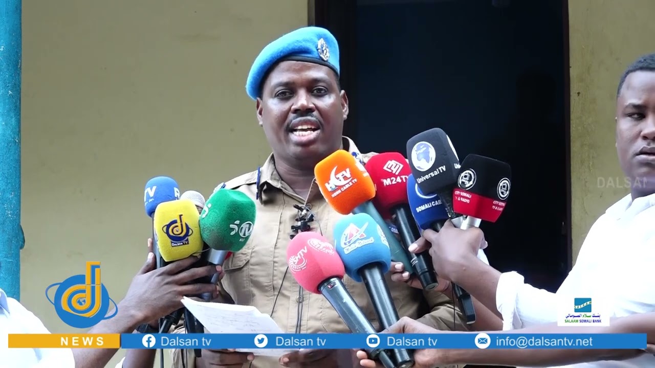 Booliska Soomaaliya ayaa Muqdisho kusoo bandhigay Ciyaal weero dilal iyo dhac ka geystay Muqdisho