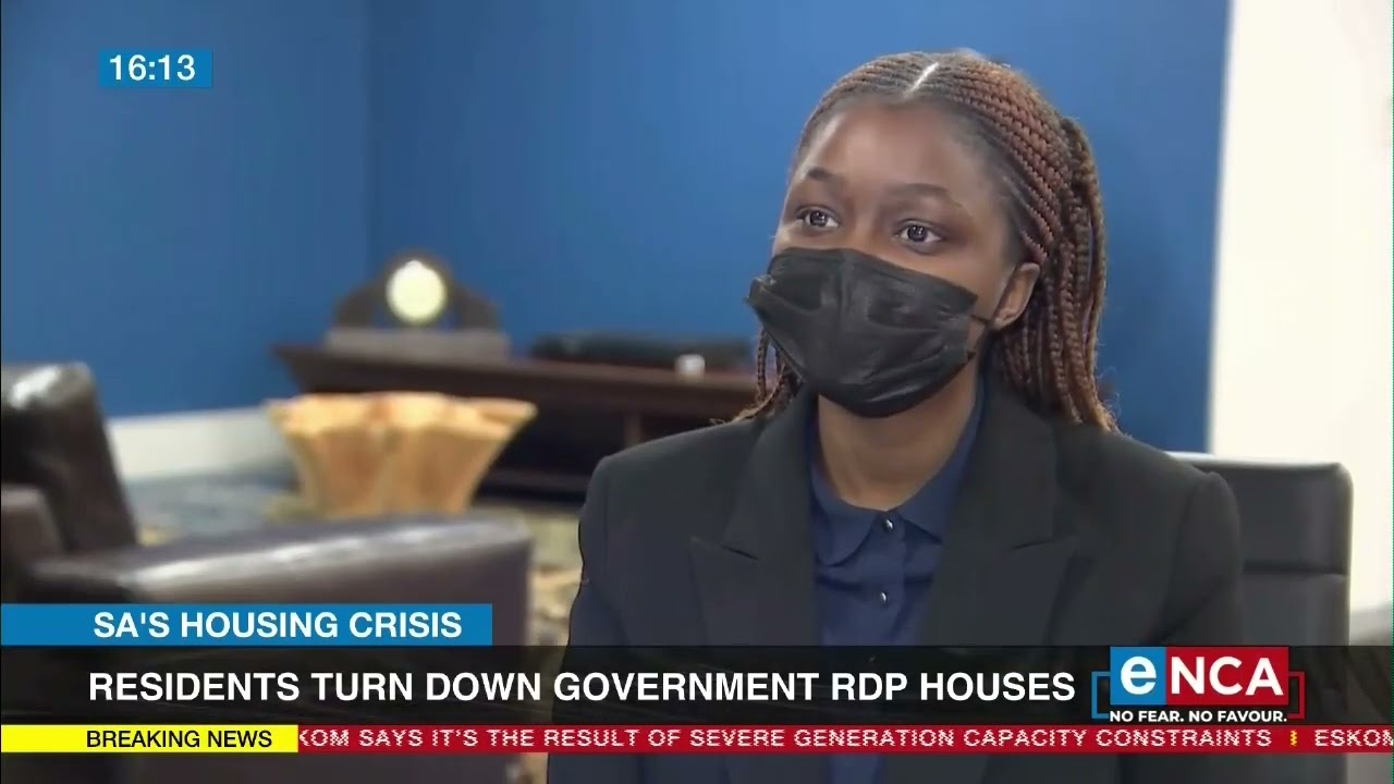 Residents turn down government RDP houses