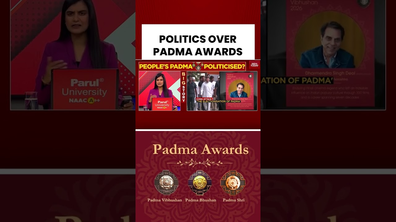 #padmaawards 2026 Spark Political Row; #congress Flags &lsquo;Electionisation&rsquo;, Kerala CM Questions Timing