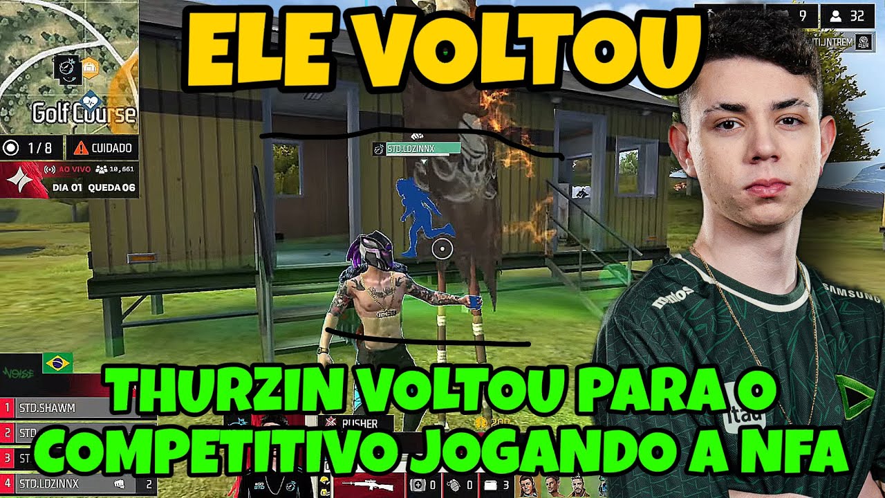 THURZIN VOLTOU PARA O COMPETITIVO E JÁ CHEGOU MANDANDO BANDEIRÃO PRA PAIN / ANTISOCIAL NA LIDERANÇA