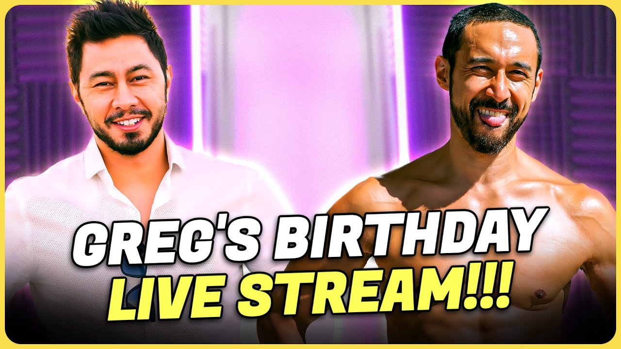 GREG'S BIRTHDAY STREAM!! (Feat. Cinepals & Six Pack Reveal) The Real Man Of Tomorrow